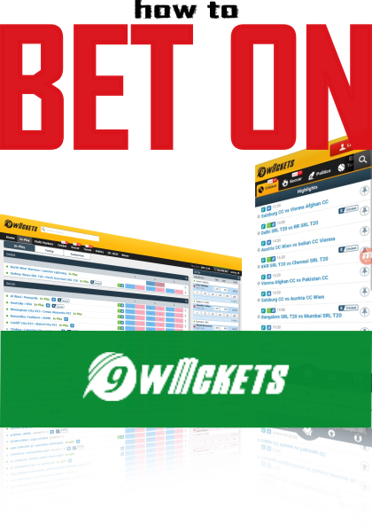 How to bet on 9wickets in South Africa ?